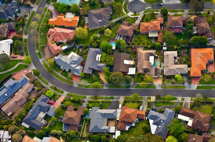 Flying over the suburbs of Melbourne | Tish flooring